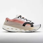 On Cloudboom Max men's white and coral marathon shoes