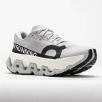 On Cloudmonster 3 Hyper women's grey running shoe side view