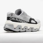 On Cloudmonster 3 Hyper women's grey running shoe side view