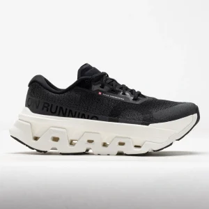 On Cloudmonster 3 Hyper men's black running shoes side view