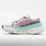 On Cloudboom Max women's white and pink marathon shoes