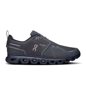 On Cloud 6 Waterproof navy grey sneaker side view