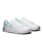 On THE ROGER Advantage white and mint vegan leather sneaker