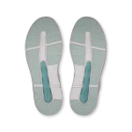 On THE ROGER Advantage white and mint vegan leather sneaker