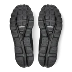 On Cloudventure Waterproof men's black trail running shoes side view