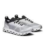 On Cloud 6 Versa White Black women's sneaker side profile with CloudTec sole