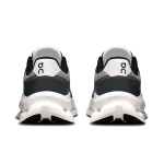 On Cloudtilt Remix Black Ivory women's sneaker side profile with layered mesh upper and white CloudTec Phase sole