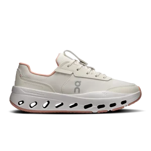 On THE ROGER Wildcard beige and pink sneaker side view