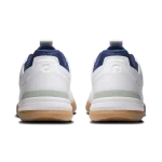 On THE ROGER Clubhouse Pro white sneaker with gum sole side view