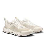 On Cloudpulse Next White Ice men's gym shoes side profile with white CloudTec sole