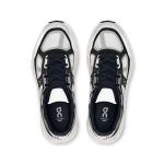 On Cloudtilt Remix Black Ivory women's sneaker side profile with layered mesh upper and white CloudTec Phase sole