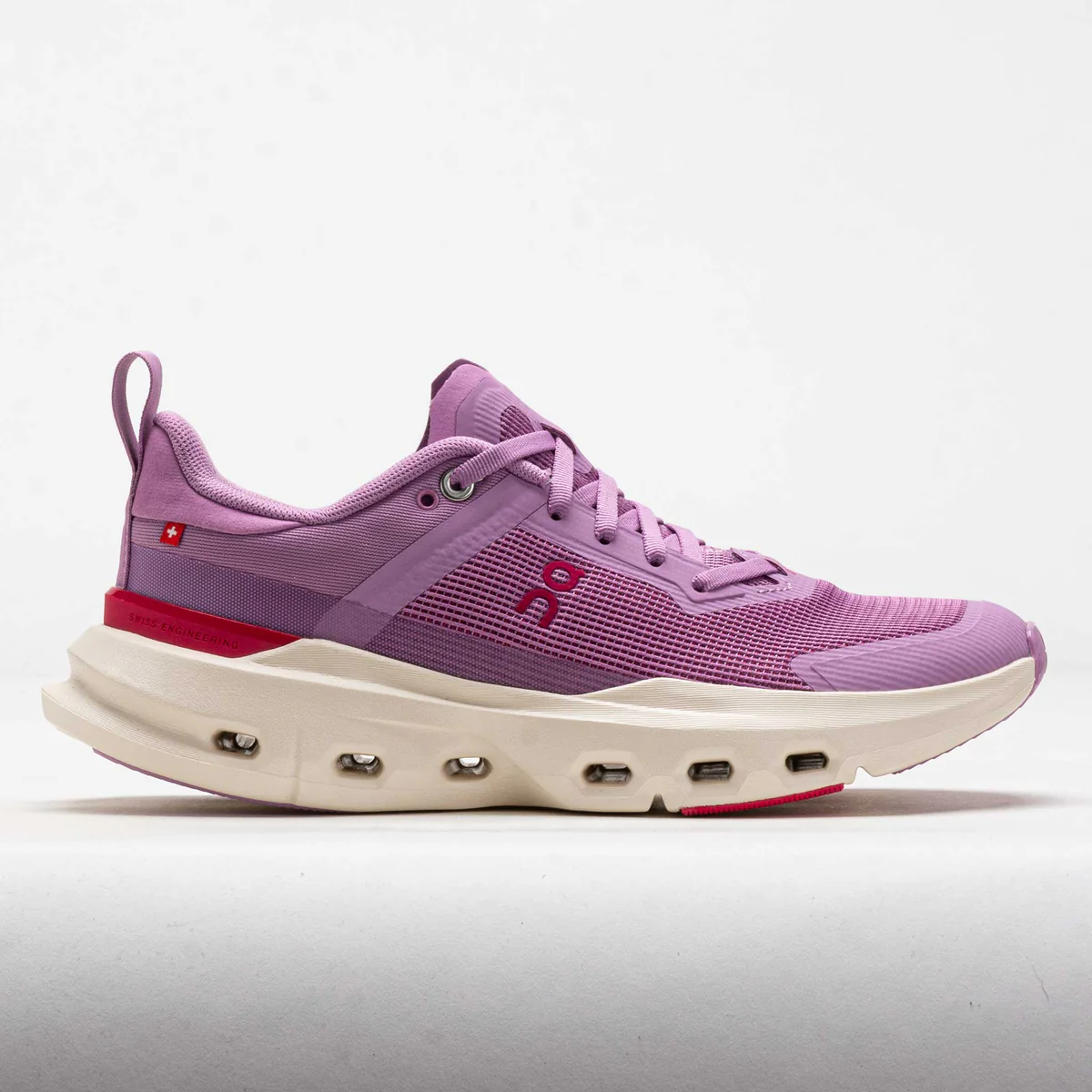 On Cloudpulse Next Women's Training Shoe – Moving Core Midsole On Cloudpulse Next women's training shoe, Sakura Dew, side profile view