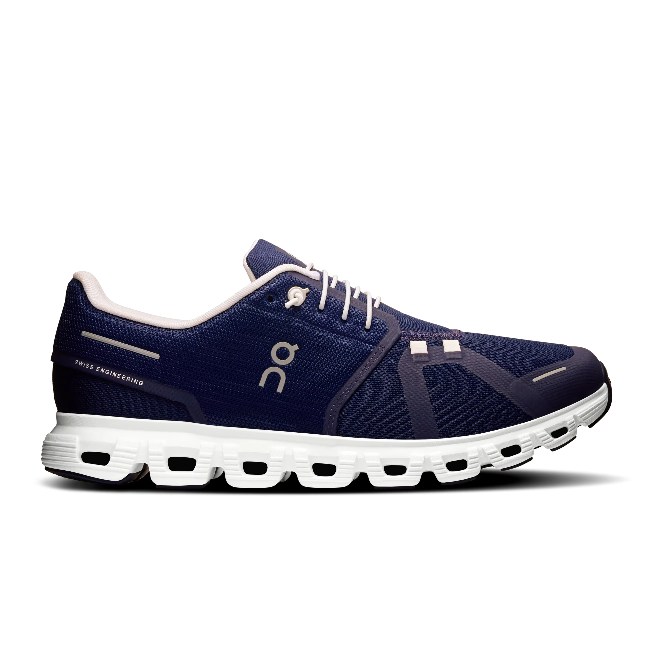 On Cloud 6 - Navy Blue All-Day Travel Sneaker On Cloud 6 navy blue lifestyle sneaker side view