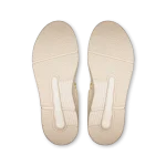 On THE ROGER Clubhouse Ace ivory suede sneaker side view