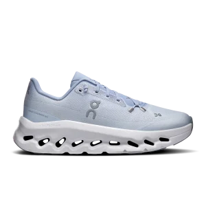 On Cloudtilt Marsh Heather women's sneaker side profile with white CloudTec Phase sole