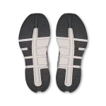 On Cloudnova Rift Pebble Grape women's sneaker side profile with cream CloudTec sole