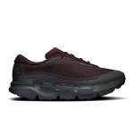 On Cloudsoma Hike men's Ox Eclipse oxblood hiking shoe side profile with Missiongrip outsole