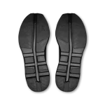 On Cloudzone Moon Black women's sneaker side profile with tonal CloudTec sole