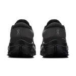 On Cloudsurfer Trail 2 Waterproof running shoe in black, side profile view