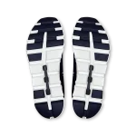 On Cloud 6 navy blue lifestyle sneaker side view