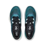 On THE ROGER Pro Fire Clay teal and black tennis shoe side view