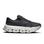 On Cloud Monster Ivory Black Frost running shoe side profile