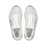 On Cloudmonster 2 Ivory Steel men's max-cushioned running shoe side view