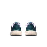 On Cloud Dash teal and orange toddler sneaker side view