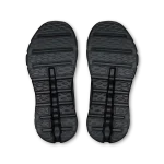 On Cloudtilt Remix Black Black women's sneaker side profile with layered mesh upper and black CloudTec Phase sole