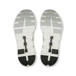 On Cloud 6 Versa White Black women's sneaker side profile with CloudTec sole