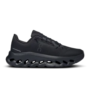 On Cloudtilt women's shoes in black, side profile
