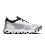 On Cloud 6 Versa White Black women's sneaker side profile with CloudTec sole
