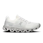 On Cloudswift 4 men's white urban running shoe side profile with Speedboard