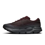 On Cloudsoma Hike men's Ox Eclipse oxblood hiking shoe side profile with Missiongrip outsole