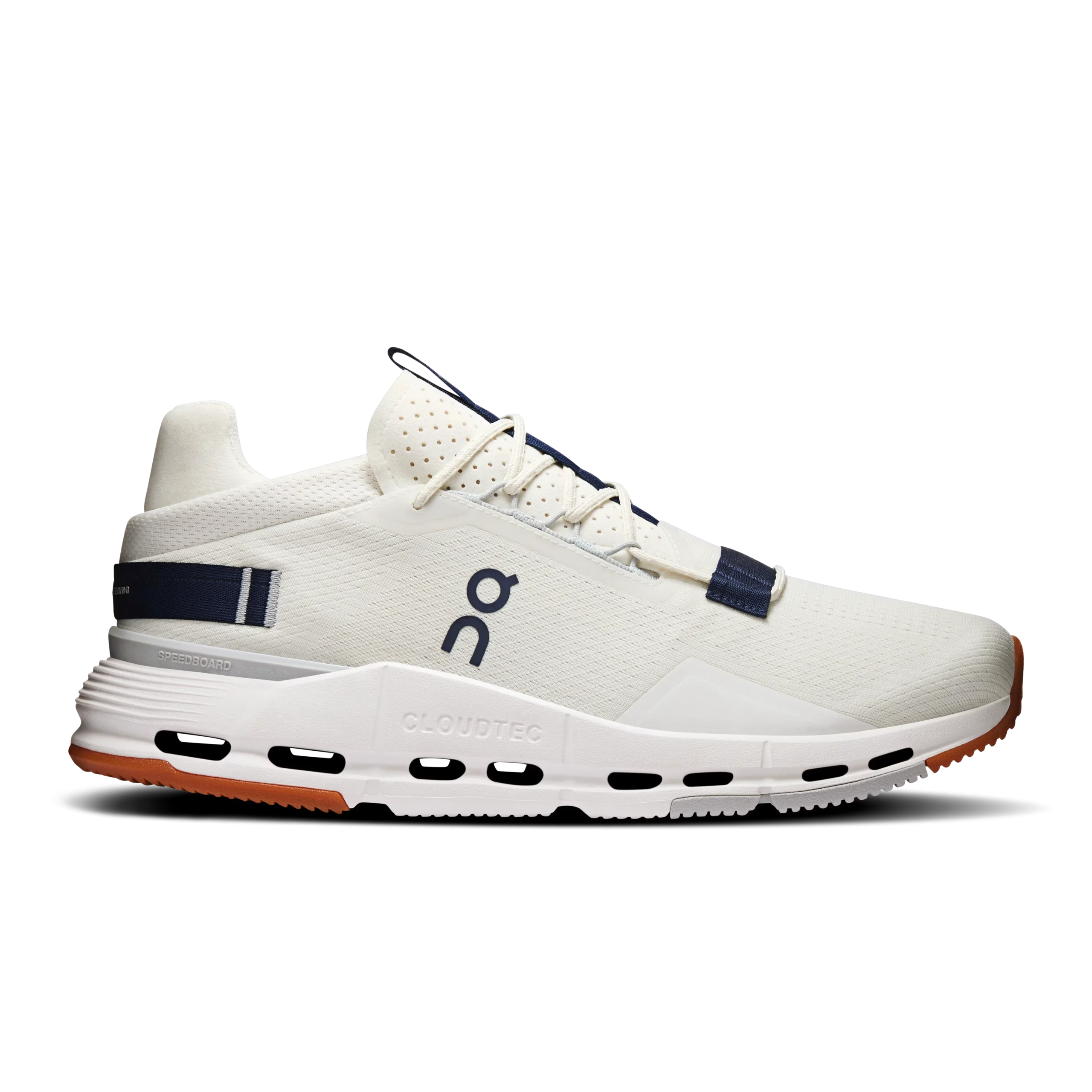 Cloudnova 2 Ice Zodiac - On Running Trainer On Cloudnova 2 Ice Zodiac trainer side profile with white CloudTec sole