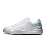 On THE ROGER Advantage white and mint vegan leather sneaker