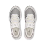 On Cloudnova Rift Alloy Glacier women's sneaker side profile with white CloudTec sole