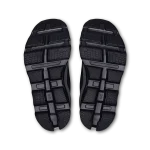 On Cloudmonster 2 Black Eclipse women's running shoes side profile with CloudTec sole