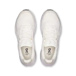On Cloudnova Rift White Ice women's sneaker side profile with white CloudTec sole