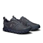 On Cloud 6 Waterproof navy grey sneaker side view