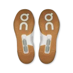On THE ROGER Clubhouse Pro white sneaker with gum sole side view