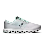 On Cloud 6 Push white and mint green running sneaker