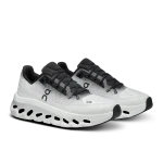 On Cloudtilt Black Ivory women's sneaker side profile with white CloudTec Phase sole