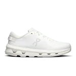 On Cloudzone White women's sneaker side profile with white CloudTec sole