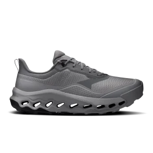 On Cloudhorizon 2 Waterproof Rock Alloy men's hiking shoes side profile with grey CloudTec sole