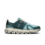 On Cloud Sky 2 Mistletoe Sahara kids' sneaker side profile with cream CloudTec sole