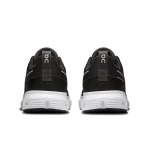 On Cloud Sky 2 Black White kids' sneaker side profile with white CloudTec sole