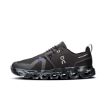 On Cloud Sky 2 Eclipse Myrtle kids' sneaker side profile with speckled CloudTec sole