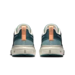 On Cloud Sky 2 Mistletoe Sahara kids' sneaker side profile with cream CloudTec sole