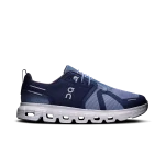 On Cloud Sky 2 Midnight Wolf kids' sneaker side profile with white CloudTec sole
